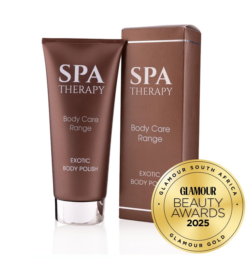 Spa Therapy Exotic Body Polish with GLAMOUR Beauty Awards 2025 gold seal