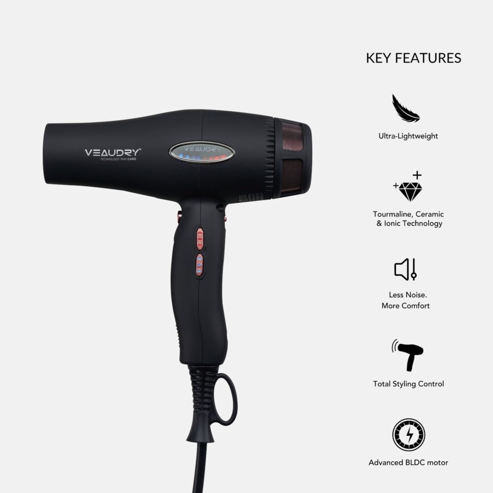 Veaudry myDryer PRO hair dryer - Black (4)